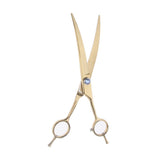 Maxbell 4pcs Stainless Steel Thin Hair Scissors Cutting Shears Barber Tools Golden Shimmer