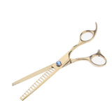 Maxbell 4pcs Stainless Steel Thin Hair Scissors Cutting Shears Barber Tools Golden Shimmer