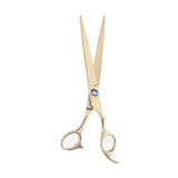 Maxbell 4pcs Stainless Steel Thin Hair Scissors Cutting Shears Barber Tools Golden Shimmer