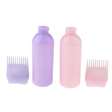 Maxbell 2x Empty Hair Dye Applicator Dispenser Brush Salon Coloring Bottles 120mL