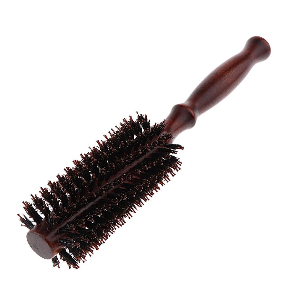 Maxbell Anti-Static Round Hairbrush Hair Curling Styling Blow Dry Rolled Brush Comb L - Aladdin Shoppers