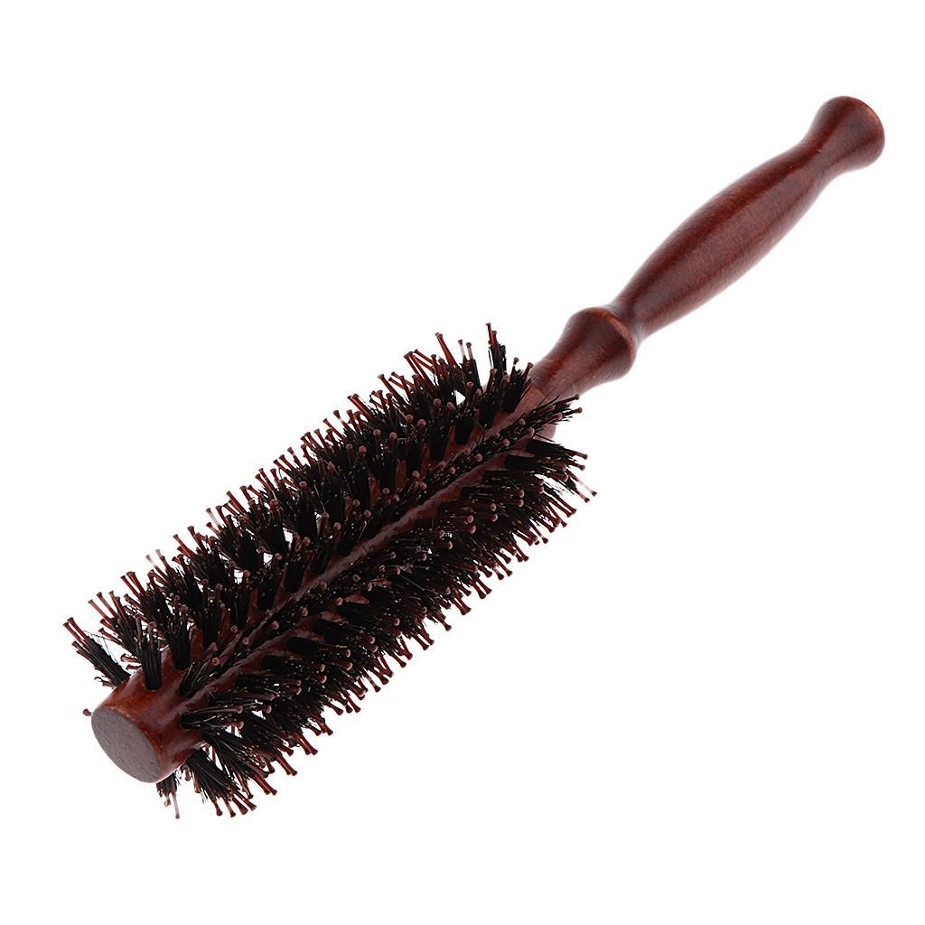 Maxbell Anti-Static Round Hairbrush Hair Curling Styling Blow Dry Rolled Brush Comb M - Aladdin Shoppers