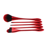 Maxbell 5Pcs Soft Fluffy Makeup Cosmetics Blending Brushes Beauty Tools Red