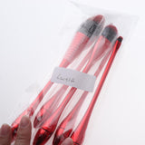 Maxbell 5Pcs Soft Fluffy Makeup Cosmetics Blending Brushes Beauty Tools Red