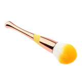 Maxbell Large Soft Loose Powder Brush Setting Powder Blush Face Makeup Beauty Tool Golden