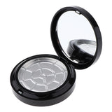 Maxbell Empty Powder Case Face Powder Blusher Makeup Cosmetic Jars Container Black