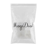 Maxbell Rotating Makeup Holder Organizer Adjustable Cosmetic Storage Box Case White