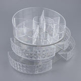 Maxbell Acrylic Makeup Cosmetic Organizer&Drawer 360 Degree Rotating Diamond Texture