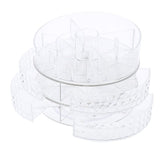 Maxbell Acrylic Makeup Cosmetic Organizer&Drawer 360 Degree Rotating Diamond Texture