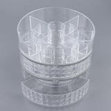 Maxbell Acrylic Makeup Cosmetic Organizer&Drawer 360 Degree Rotating Diamond Texture