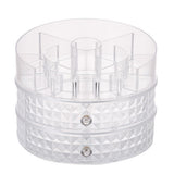 Maxbell Acrylic Makeup Cosmetic Organizer&Drawer 360 Degree Rotating Diamond Texture