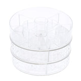 Maxbell Acrylic Makeup Cosmetic Organizer&Drawer 360 Degree Rotating Diamond Texture