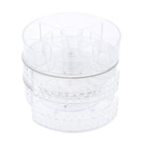 Maxbell Acrylic Makeup Cosmetic Organizer&Drawer 360 Degree Rotating Diamond Texture