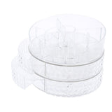 Maxbell Acrylic Makeup Cosmetic Organizer&Drawer 360 Degree Rotating Diamond Texture