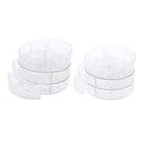 Maxbell Acrylic Makeup Cosmetic Organizer&Drawer 360 Degree Rotating Diamond Texture