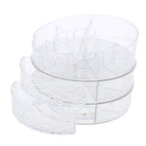 Maxbell Acrylic Makeup Cosmetic Organizer&Drawer 360 Degree Rotating Fish Scales