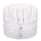 Maxbell Acrylic Makeup Cosmetic Organizer&Drawer 360 Degree Rotating Fish Scales