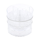 Maxbell Acrylic Makeup Cosmetic Organizer&Drawer 360 Degree Rotating Fish Scales