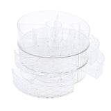 Maxbell Acrylic Makeup Cosmetic Organizer&Drawer 360 Degree Rotating Fish Scales