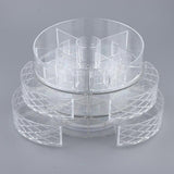 Maxbell Acrylic Makeup Cosmetic Organizer&Drawer 360 Degree Rotating Fish Scales