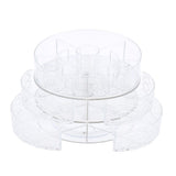 Maxbell Acrylic Makeup Cosmetic Organizer&Drawer 360 Degree Rotating Fish Scales