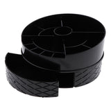 Maxbell 360 Rotate Makeup Storage Organizer Stand Shelf Cosmetics Display Holder Fish Tail Pattern