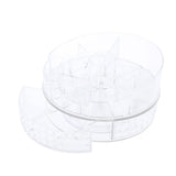 Maxbell 360 Rotate Makeup Storage Organizer Stand Shelf w/ Drawers for Cosmetics Diamond Pattern