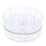 Maxbell 360 Rotate Makeup Storage Organizer Stand Shelf w/ Drawers for Cosmetics Diamond Pattern