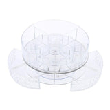 Maxbell 360 Rotate Makeup Storage Organizer Stand Shelf w/ Drawers for Cosmetics Diamond Pattern
