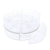 Maxbell 360 Rotate Makeup Storage Organizer Stand Shelf w/ Drawers for Cosmetics Diamond Pattern