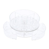 Maxbell 360 Rotate Makeup Storage Organizer Stand Shelf w/ Drawers for Cosmetics Fish Tail Pattern