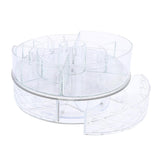 Maxbell 360 Rotate Makeup Storage Organizer Stand Shelf w/ Drawers for Cosmetics Fish Tail Pattern