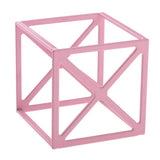 Maxbell Makeup Powder Puff Display Stand Holder Sponge Organizer Drying Shelf Rack Pink