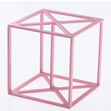 Maxbell Makeup Powder Puff Display Stand Holder Sponge Organizer Drying Shelf Rack Pink