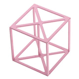 Maxbell Makeup Powder Puff Display Stand Holder Sponge Organizer Drying Shelf Rack Pink