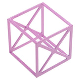 Maxbell Makeup Powder Puff Display Stand Holder Sponge Organizer Drying Shelf Rack Purple