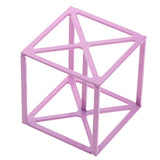 Maxbell Makeup Powder Puff Display Stand Holder Sponge Organizer Drying Shelf Rack Purple