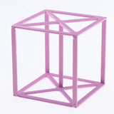 Maxbell Makeup Powder Puff Display Stand Holder Sponge Organizer Drying Shelf Rack Purple