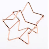 Maxbell 2x Star Shape Beauty Sponge Blender Holder Egg Powder Puff Drying Stand Rack Rose Gold
