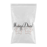 Maxbell 2x Star Shape Beauty Sponge Blender Holder Egg Powder Puff Drying Stand Rack Rose Gold