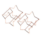 Maxbell 2x Star Shape Beauty Sponge Blender Holder Egg Powder Puff Drying Stand Rack Rose Gold