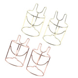 Maxbell 2x Lovely Cute Makeup sponge Blender / Powder Puff Holder Stand Luxury Gold