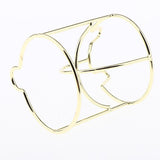 Maxbell 2x Lovely Cute Makeup sponge Blender / Powder Puff Holder Stand Luxury Gold