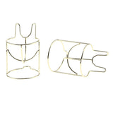 Maxbell 2x Lovely Cute Makeup sponge Blender / Powder Puff Holder Stand Luxury Gold