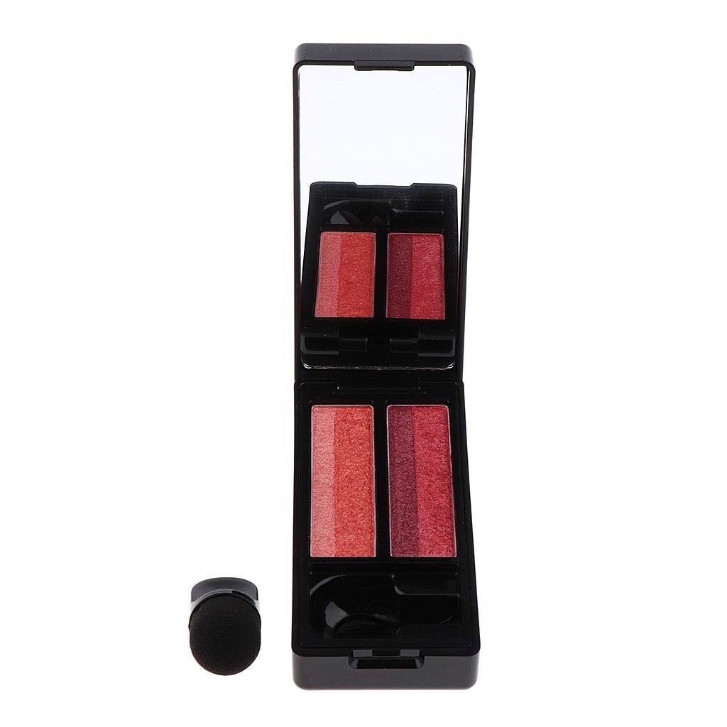 Maxbell Matte Shimmer Eyeshadow Palette Waterproof Long Lasting Eye Shadow Grapefruit Orange