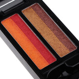 Maxbell Matte Shimmer Eyeshadow Palette Waterproof Long Lasting Eye Shadow Sunset Pumpkin