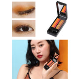 Maxbell Matte Shimmer Eyeshadow Palette Waterproof Long Lasting Eye Shadow Sunset Pumpkin