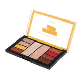 Maxbell 10 Colors Beauty Eyshadow Makeup Palette Matte Shimmer Pallet Lemon Theme