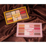 Maxbell 10 Colors Beauty Eyshadow Makeup Palette Matte Shimmer Pallet Lemon Theme