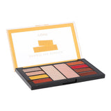 Maxbell 10 Colors Beauty Eyshadow Makeup Palette Matte Shimmer Pallet Lemon Theme